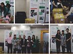For supporting XING YUE benefit activity, employees from headquater denote their old clothes positively